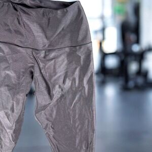 Onzie Flow Leggings Women XS High Waist Shiny Metallic Athletic Yoga‎ Pants